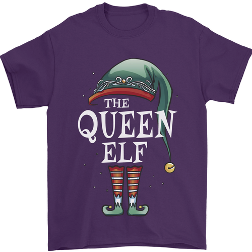 Camiseta para hombre The Queen Elf divertida Navidad Navidad 100 % algodón - Imagen 56 de 90