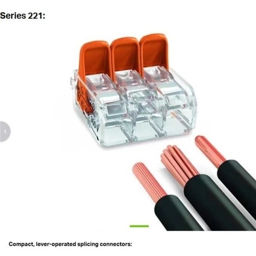WAGO211-413 new wiring terminal connector new product free shipping 50pcs - Picture 4 of 12