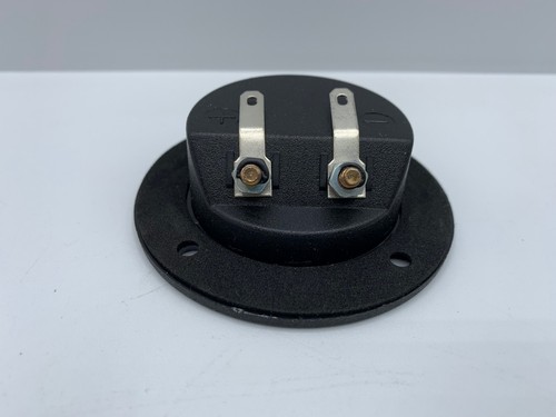 4 STÜCK RUNDE SUBWOOFER LAUTSPRECHER BOX TERMINAL CUP STECKER - Bild 7 von 10