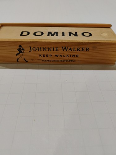 Johnnie Walker Keep Walking Mini Domino Set Never Played - Picture 2 of 8
