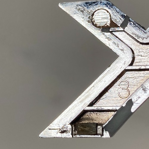 2000-2003 Nissan Maxima GLE Emblem Logo Letter 'X' Rear Tailgate Trunk Chrome - Picture 8 of 9