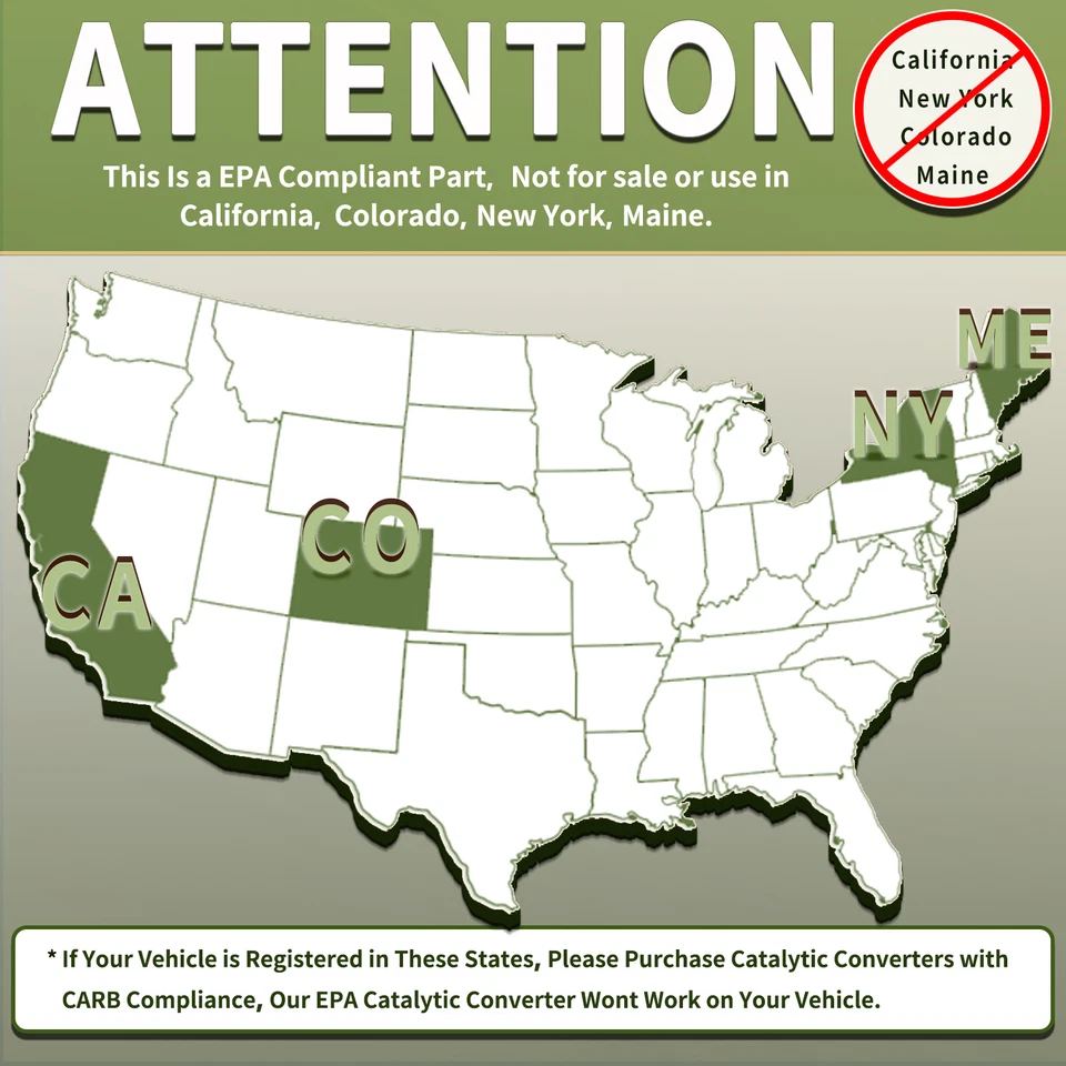 Catalytic Converter for 1997-2004 Buick Regal & Pontiac Grand Prix 3.8L  Foto 3 de 4