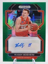 2022 Panini Prizm Draft Picks BUDDY BOEHEIM #DP-BUD  Green  Auto!!  MINT!