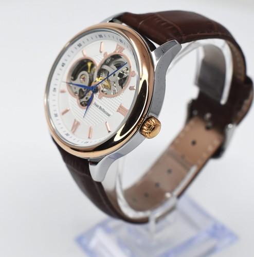 Jean Bellecour Unisex-Erwachsene Automatikuhr mit Lederarmband REDH10 - Bild 9 von 10