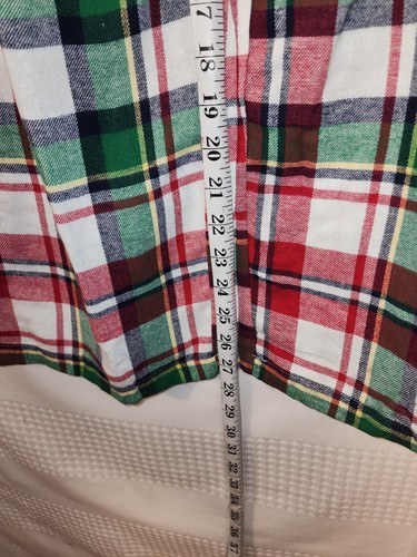 Jammies For Your Families Sonoma Pajama Set Womens Sz 1x Holiday Plaid Christmas - Picture 7 of 9