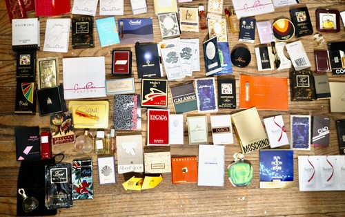 Huge lot of mostly vintage perfume fragrance samples Cartier Van Cleef CHANEL - Picture 4 of 13