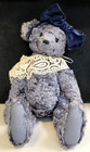 Debra Weiss "Lea" 18" Blue Artist Handmade Ooak Original (1/1) Mohair Teddy Bear