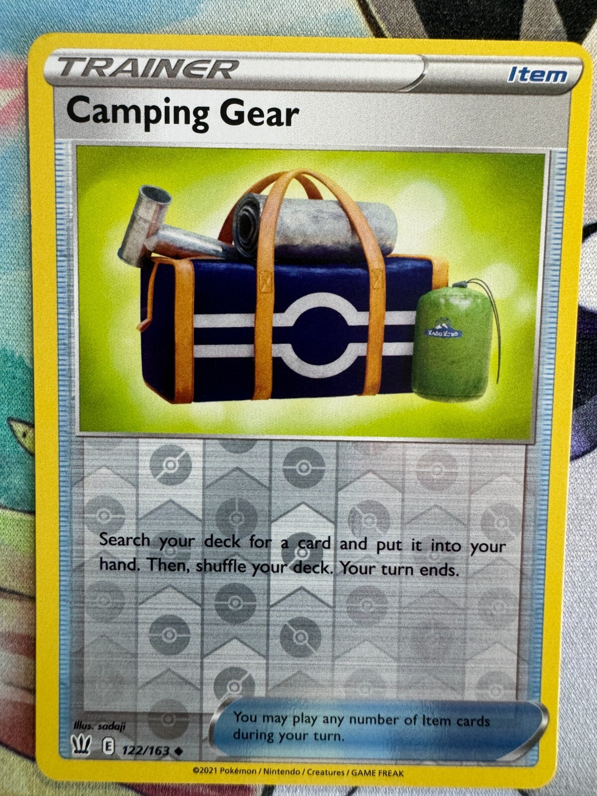 Camping Gear Reverse Holo English Pokemon TCG BKK775