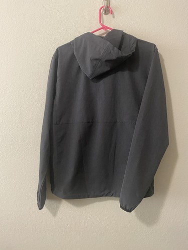 Rip Curl Jacket Mens Small Gray Black Anti Series Full Zip Hooded Windbreaker - Picture 9 of 12