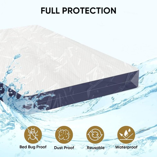 New Mattress Plastic Cover Bed Protective Storage Bags Moving 3ft,Double,5ft,6ft - Picture 2 of 7