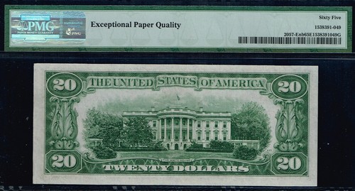 NEW BACK. $20 1934C Richmond FRN. Fr. 2057-Hnb. PMG 65 EPQ. - Picture 2 of 2