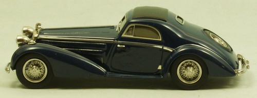 1938 Horch 853 Erdmann & Rossi Sport Coupe blu scuro 1/43 lega di stagno - Foto 3 di 3