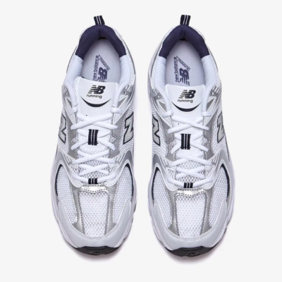 New Balance 530 Running Shoes Sneakers - White/ Silver