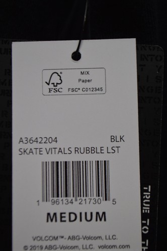 NEW Volcom Skate Vitals Rubble Long Sleeve T- Shirt MED - Picture 8 of 8
