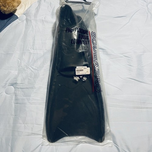 Snorkel Pro Rubber Full Foot Fins, Black, XL (11-13) NWT