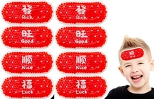 8 PCS Kids Hot Cold Ice Packs, ReusableIce Pack Boo Boo, Auxiliary Lunch - Red