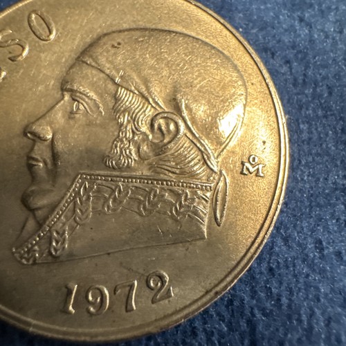 1972 Mexico Un Peso - Fantastic Coin - Silver. Non Magnetic - Picture 2 of 5