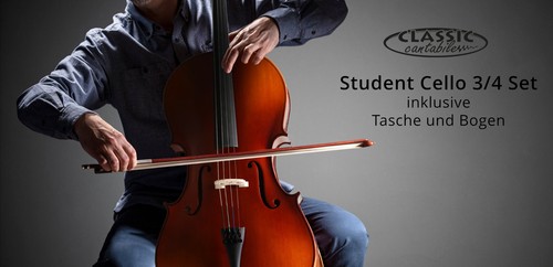 Top Cello Komplettset, für Einsteiger, Fortgeschrittene oder als Zweitinstrument - Bild 2 von 12