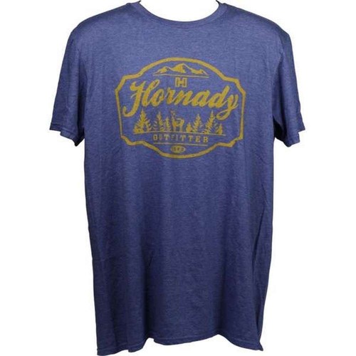 Camiseta Hornady Outfitter púrpura manga corta con logotipo dorado - Imagen 1 de 5