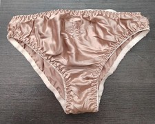 Women's Girls Silk Panties Briefs Silk Lingeries Underwear Pack of 2 Size Small
