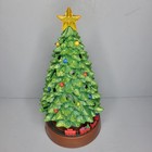 Eluceo in Motion Light Up Christmas Tree W/Train Musical Figure 13"- Works!
