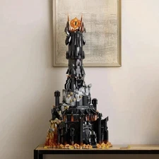 5471Pcs 2025 New 10333 Black Tower Dark Model Building Blocks Kit Bricks