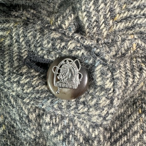 Lauren Ralph Lauren Shetland Wool Blazer Womens 22W Herringbone Jacket Full Zip - Picture 15 of 24