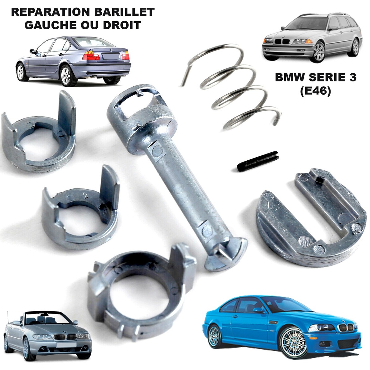 Frankberg Serrure Porte Servomoteur Avant Gauche 7 Broches Pour BMW Série 3 E46
