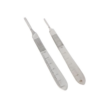 Scalpel Handle Surgical Medical Surgical Knife Instrument 3# 4# With Scale T-ym
