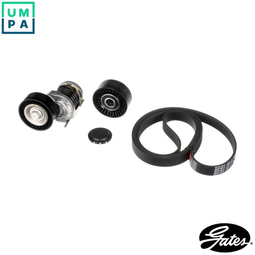 VRIBBED BELT SET K016PK1613 FOR AUDI A4/S4/Convertible BRC/BVF/BVA/BVG 2.0L 4cyl - Picture 1 of 9