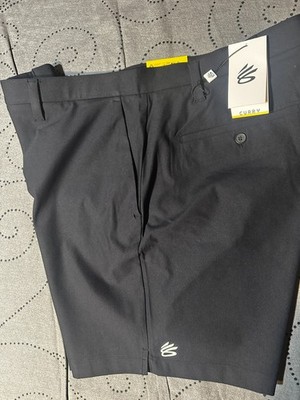 UNDER ARMOUR CURRY GOLF SPLASH BLACK SHORTS SIZE 42 MEN NWT $80.00
