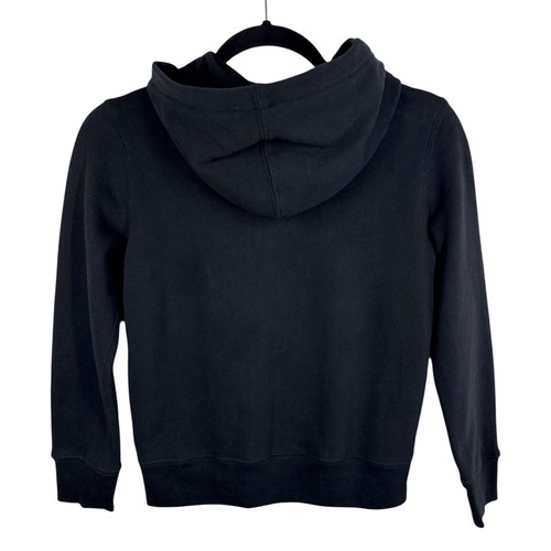 Polo Ralph Lauren Niños Sudadera con Capucha Suéter Talla Pequeña (8) Cremallera Completa Negro Rojo Algodón - Imagen 4 de 10