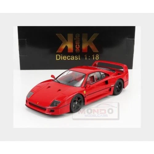 1:18 KK SCALE Ferrari F40 Light Weight 1990 Red KKDC180811 Model - Image 2 of 4