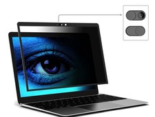 MacBook Privacy Screen Protector - Removable HD Filter, Bubble-Free, Webcam C...