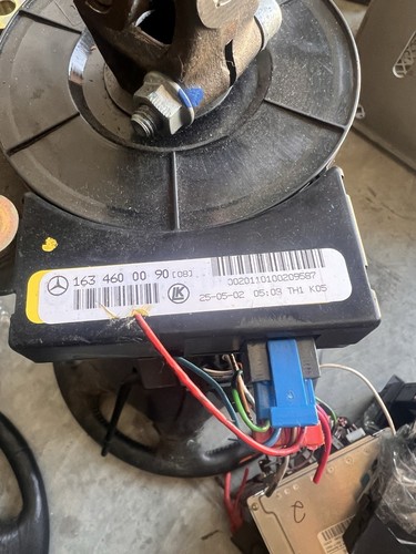 Mercedes W163 ML320 ML430 Steering Wheel Column Ecu Key Ignition Set Fuse 98-05 - Picture 4 of 11