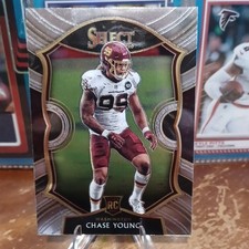 Panini 2021 Select Chase Young #64 Purple Prizm Die-Cut RC Commanders