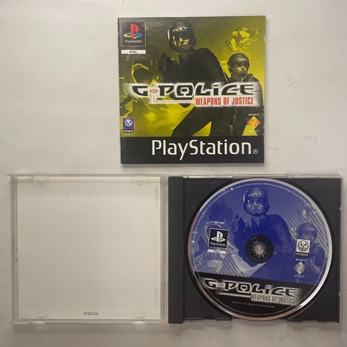 G-Police Weapons of Justice Sony PS1 Playstation 1 Complete with Manual Tested - Picture 2 of 3