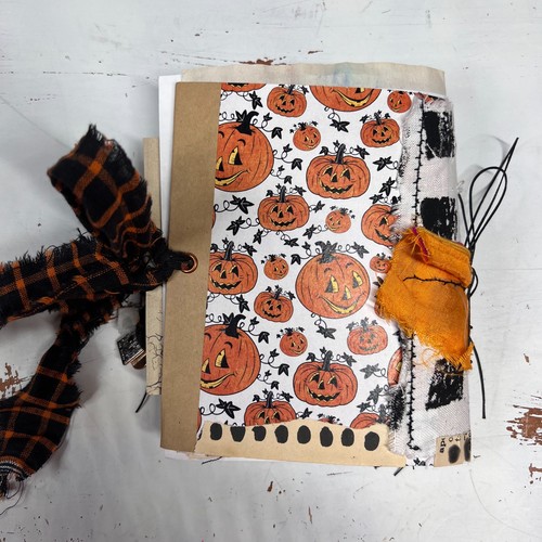 Halloween Junk Journal Handmade Spooky Ephemera Pack, Journaling Crafting Supply - Picture 3 of 10