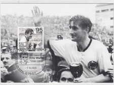 1368 / Maximumkarte BUND 2020 FUSSBALL FRITZ WALTER