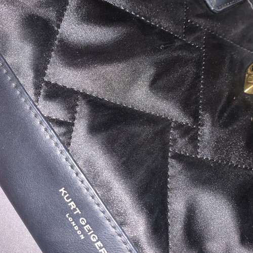 Kurt Geiger Recycled Square Shopper Tote Bag in Black - Great Condition - Picture 5 of 12