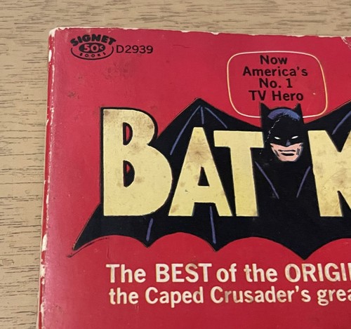 Vtg 1966 Batman Signet Book Original Caped Crusader Adventures D2939 First Print - Picture 6 of 24