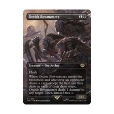 WOTC Universes Beyond: Lord of the Rings Orcish Bowmasters (Borderless) (R) NM