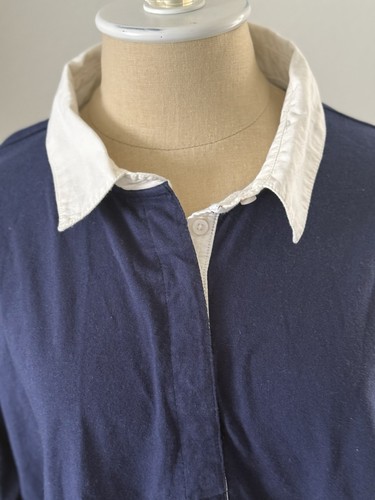 Aerie Womens Long Sleeve Oversized Polo Shirt Size XS - Picture 4 of 8