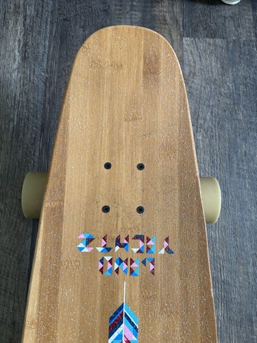 Landyachtz Bamboo Ripper Longboard 2017 Geo Feather EUC - Picture 16 of 17