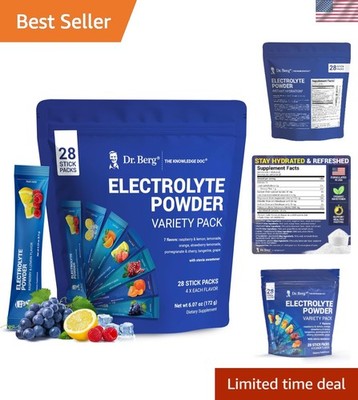 28 Delicious Electrolyte Drink Packets - Sugar-Free and Keto-Friendly Hydration