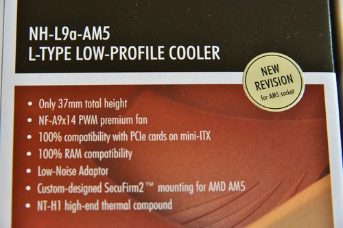 Noctua NH-L9a-AM5 AMD CPU-Lüfter L-Type Low Profile New Version - Restgarantie - Zdjęcie 6 z 10