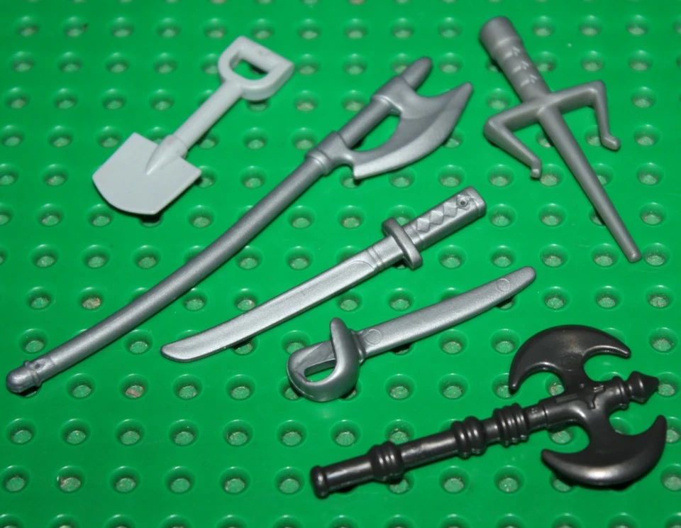 Playmobil : Lot de 5 Armes et 1 Pelle - Photo 1/1
