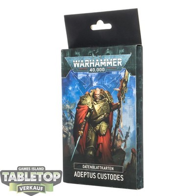 Adeptus Custodes - Data Cards 10th Edition - deutsch
