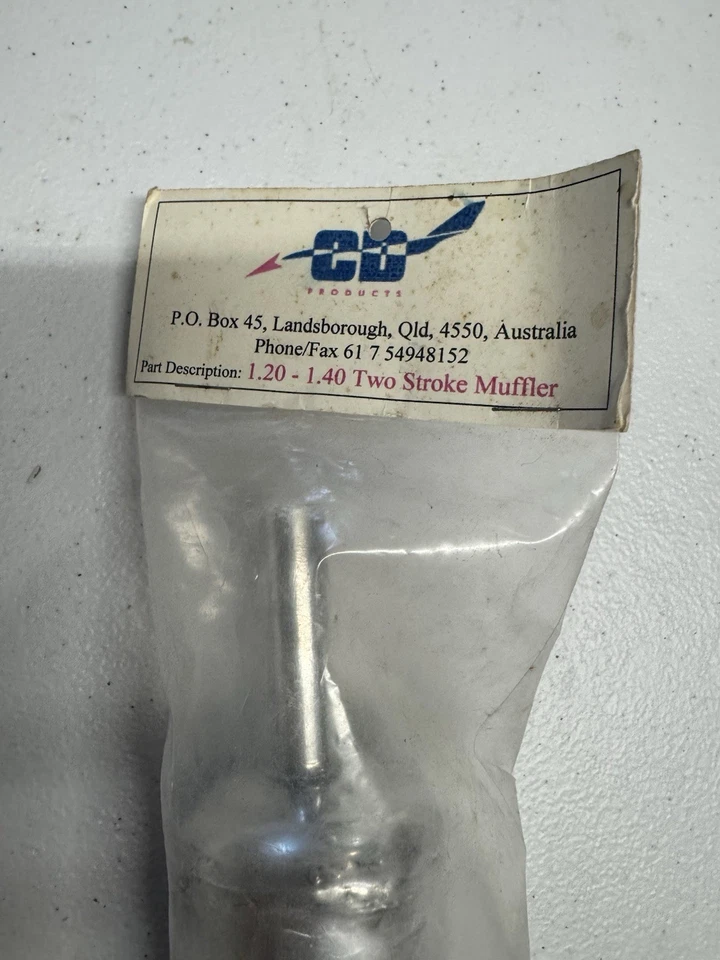 CD Products 1.20-1.40 Glow RC Airplane Engine Gas Tuned Pipe Canister Exhaust - Image 2 of 4