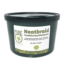 Pure O Neatbraid Conditioning Shining Gel  64oz (4 LBS) 